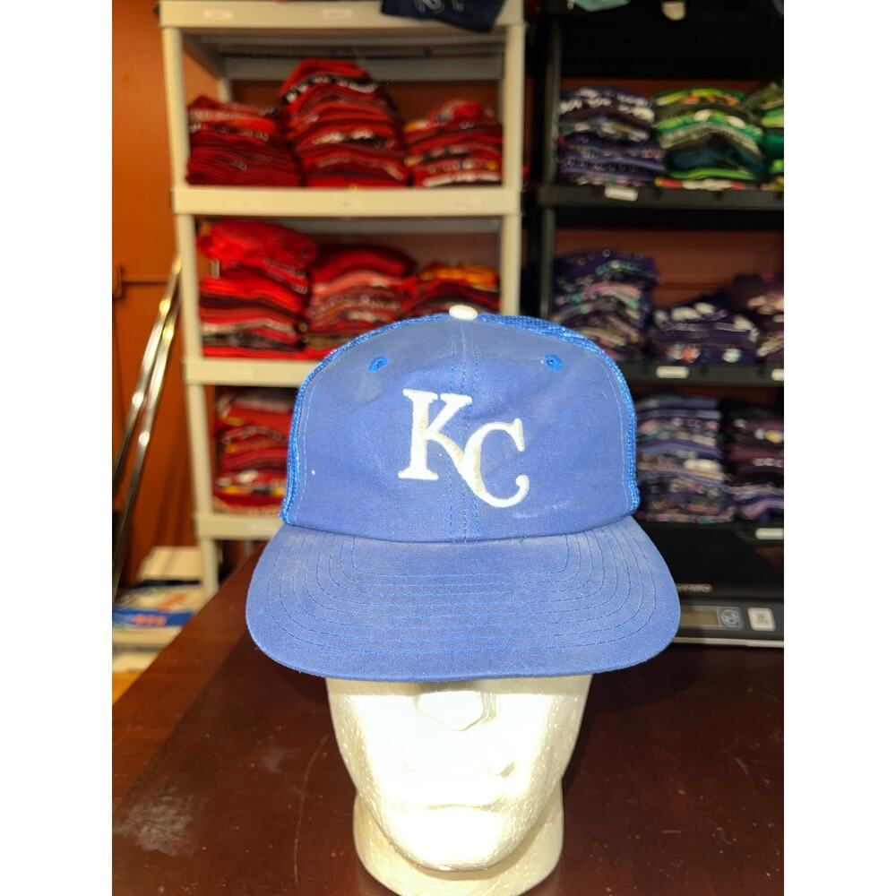 Vintage Kansas City Royals Hat Blue Twins Baseball MLB Cap Snapback VTG OS